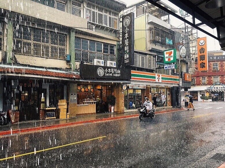 Rain in Taiwan