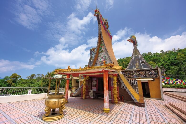 Zhaomingjing Temple in Beitou has the elegant name of “the Temple of Lovers.”(Photo/Liang Zhongxian)