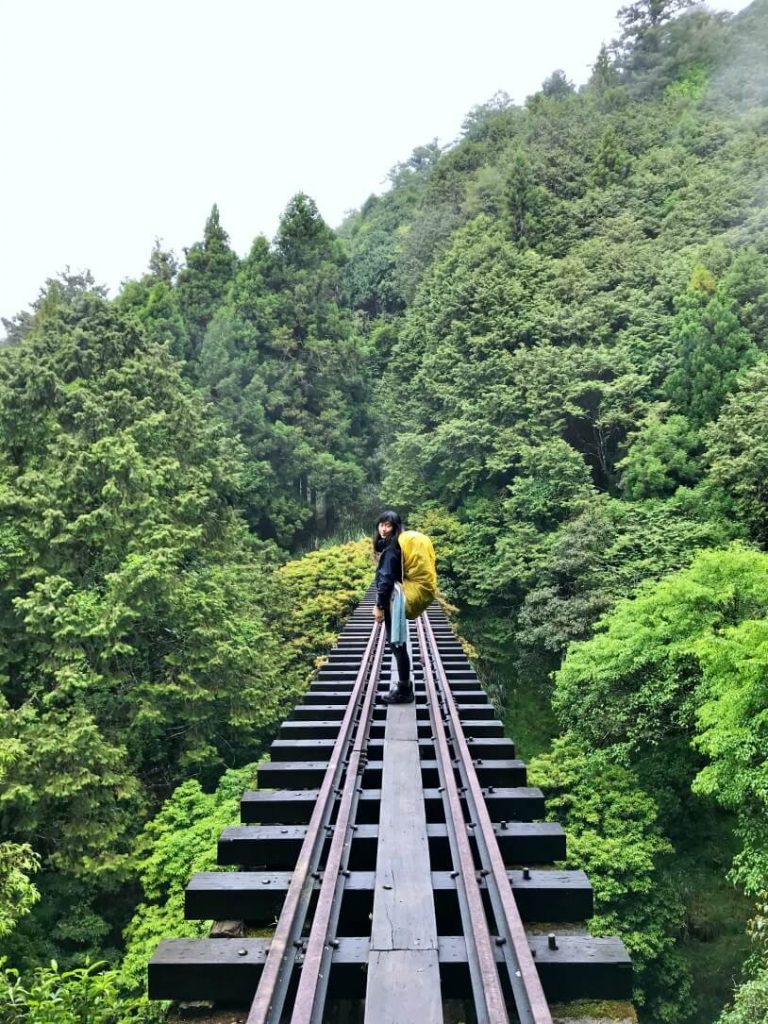 Mianyue railway line in Alishan is a must-go trail for hikers who are looking for a challenge in Southern Taiwan.  