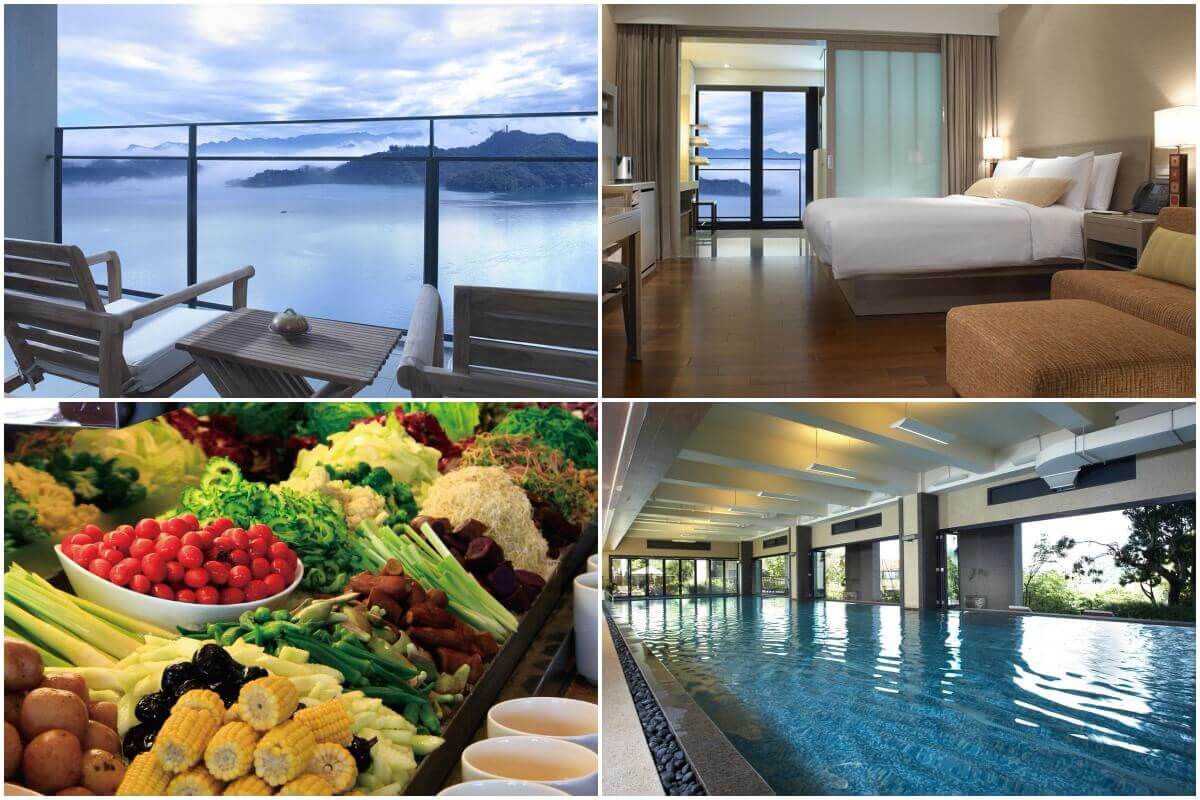 At Fleur de Chine Hotel you can expect all kinds of luxury... and a view of the Sun Moon Lake.