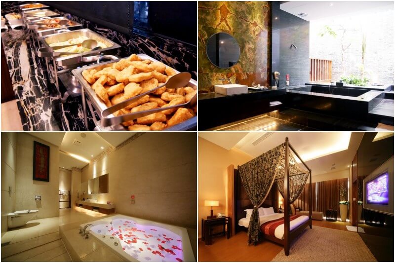 Enjoy karaoke, hot tubs and breakfast bar at Moonshy Boutique Motel in Taichung. 