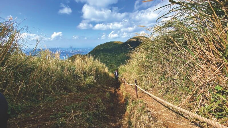 Trails in Mt. Datun are considered as the most challenging part of the Taipei Grand Trail.