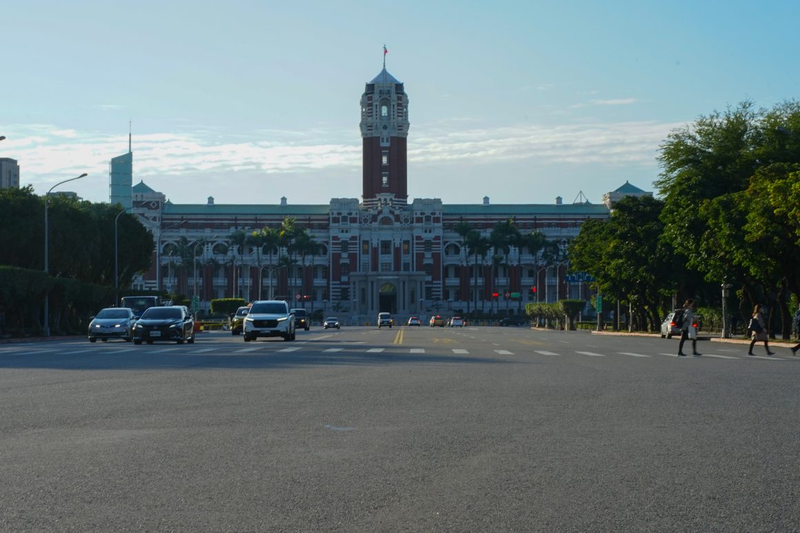 The Presidential Office Building was completed in 1919, when Taiwan was under Japanese rule.
