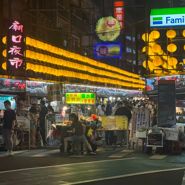 He usually rode until late at night so short breaks at night markets were always an option.